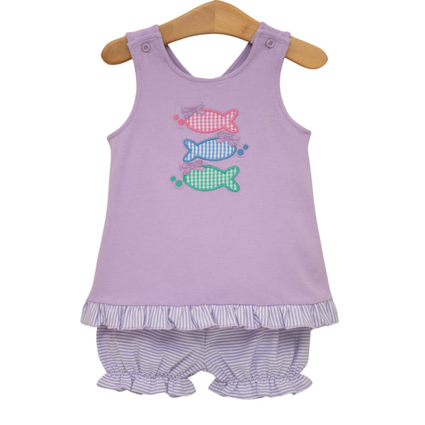 One Fish Two Fish Swing Back Bloomer Set