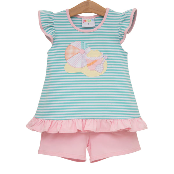 Beach Days Ruffle Short Set