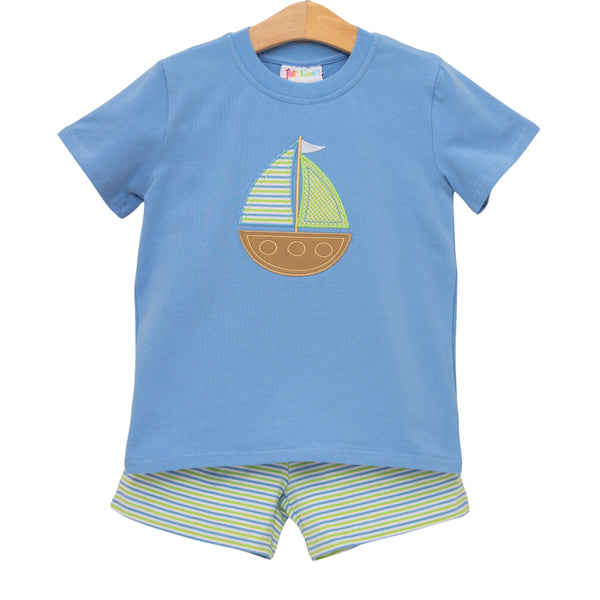 Sailin' Away Short Set