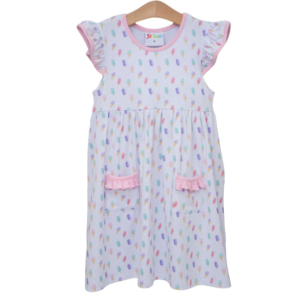 Summertime Sweets Ruffle Pocket Dress