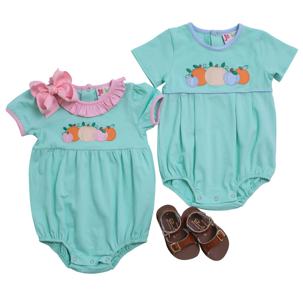 Pastel Pumpkin Ruffle Bubble