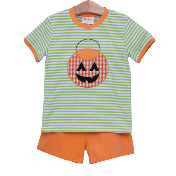 Halloween Bucket Short Set