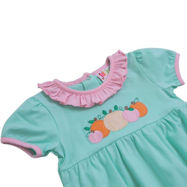 Pastel Pumpkin Pocket Dress