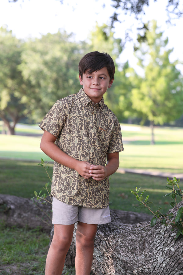Sportsman Field Shirt- Vintage Camo