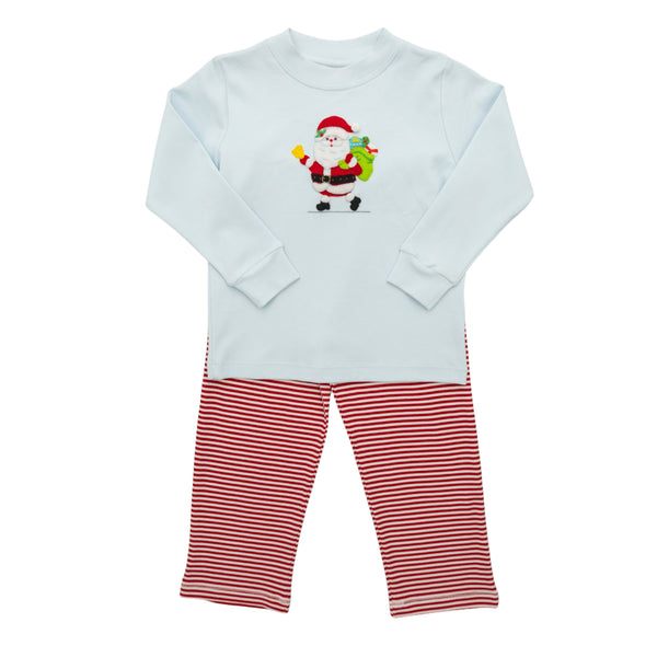 Bell Ringing Santa L/S Pants Set
