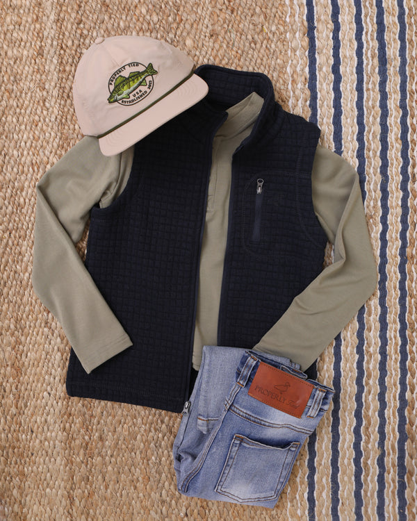 Delta Vest- Navy