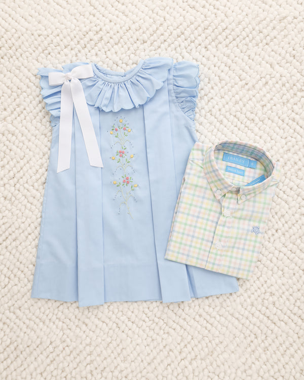 Sid Scallop Pleat Dress