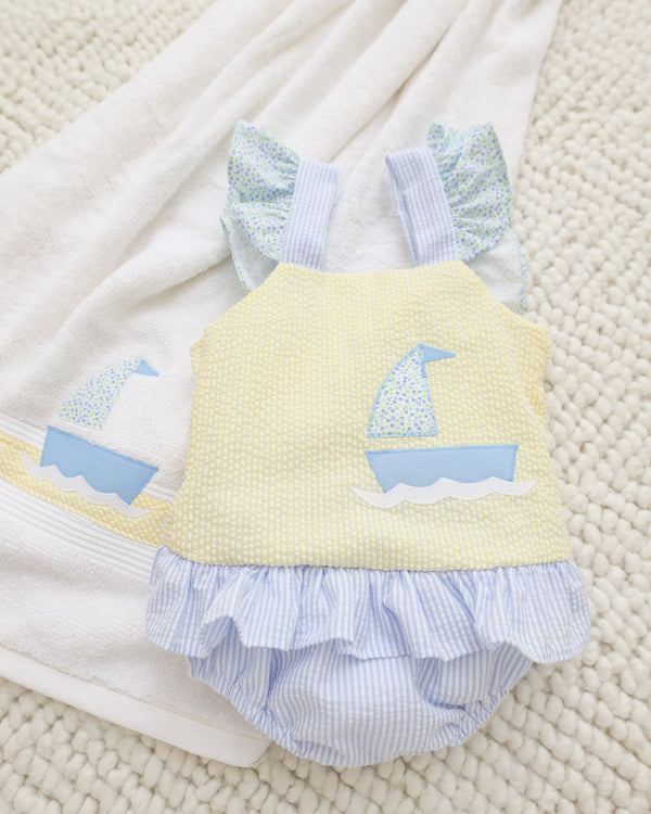 Towel- Sailboat (Girl)