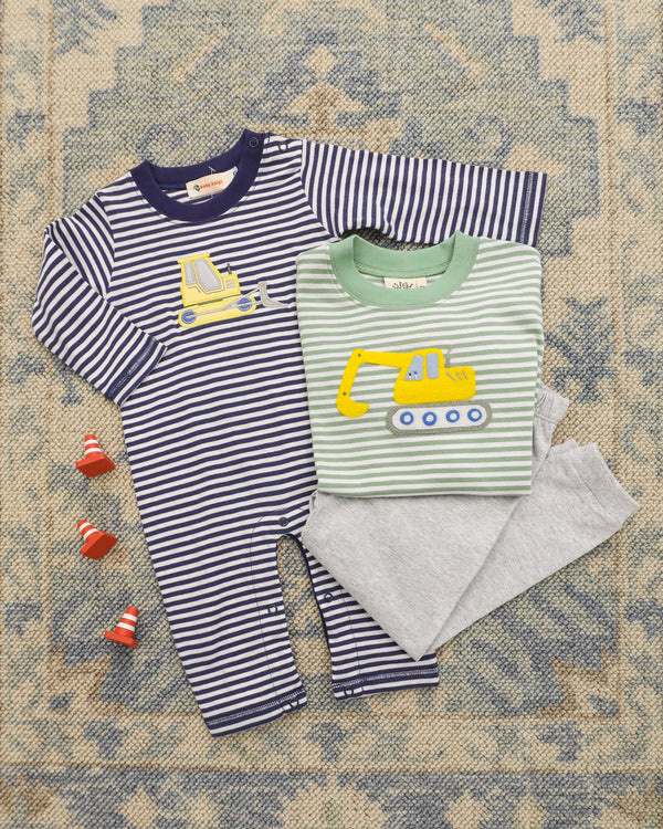 Bulldozer LS Romper