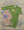 Turkey LS Romper- Peapod Green
