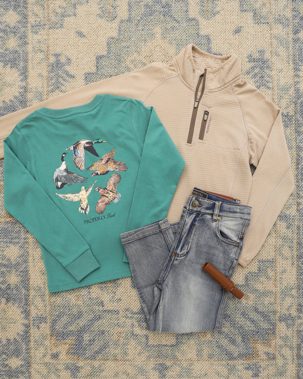 Fairhope Pullover- Khaki