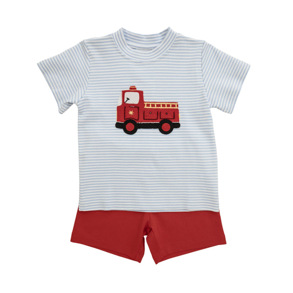 Firetruck Short Set