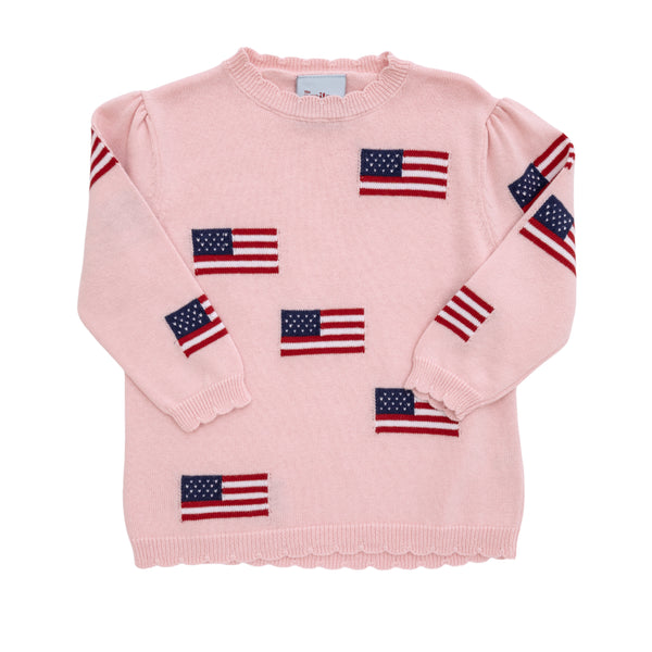 Flag Sweater- Pink