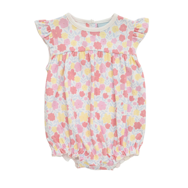 Spring Floral Ruffle Bubble