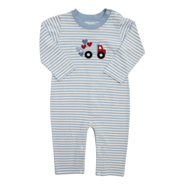 Heart Dump Truck Romper