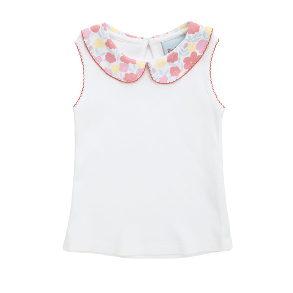 Spring Floral Sleeveless Top