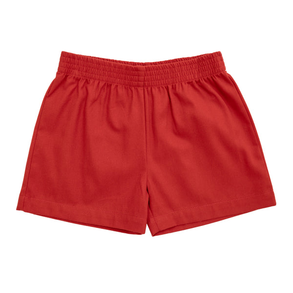 Red Twill Shorts
