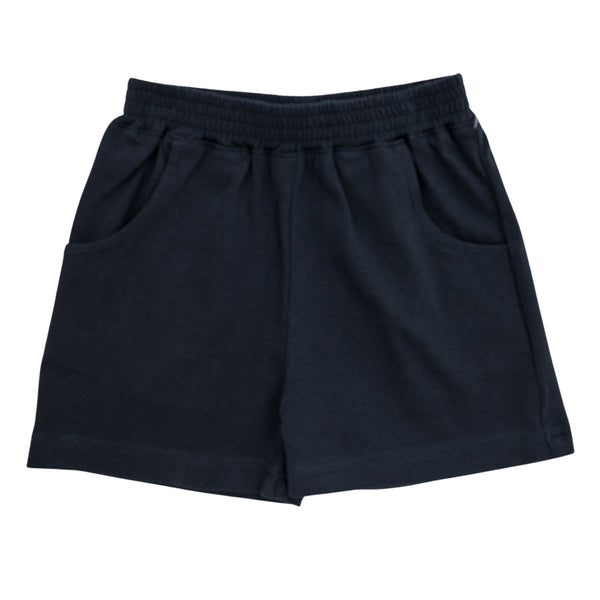 Black Knit Shorts W/ Pocket