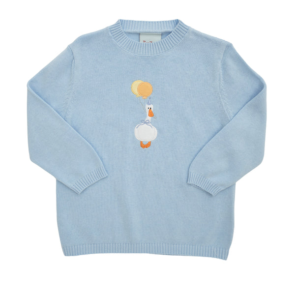 Party Goose Sweater- Blue