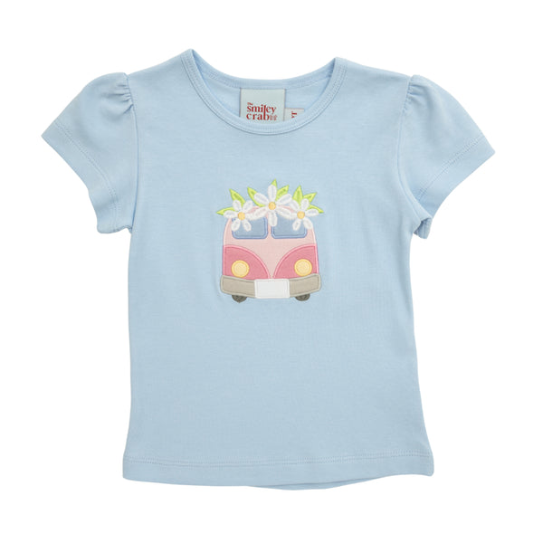 Pastel Camper Flower Top
