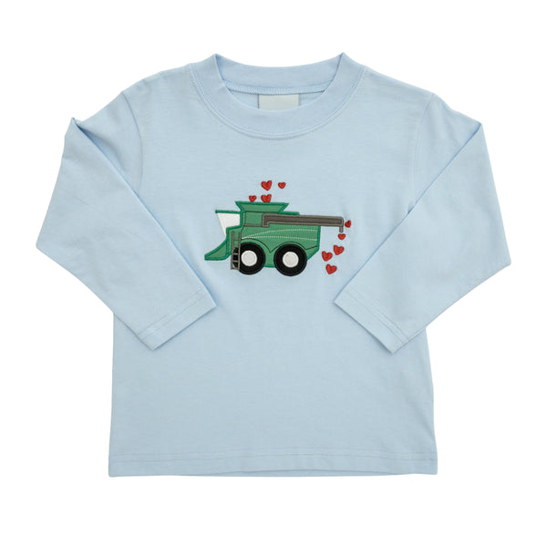 Heart Combine Tractor Shirt
