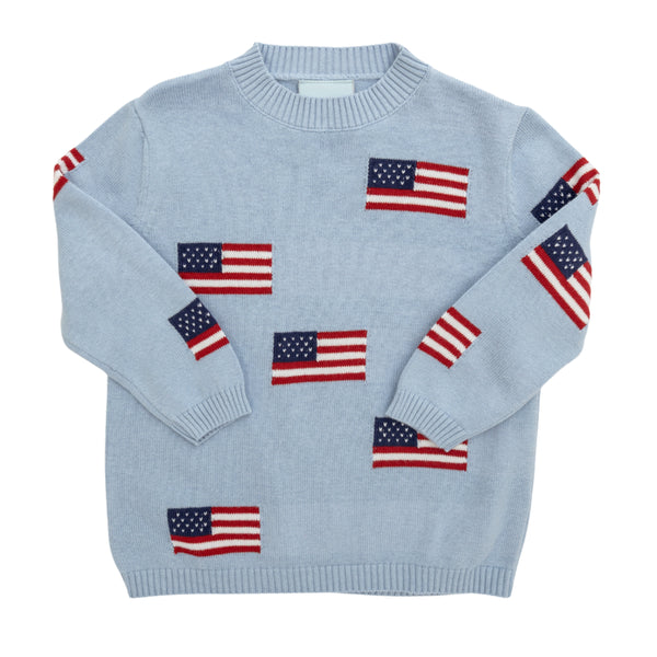 Flag Sweater- Blue