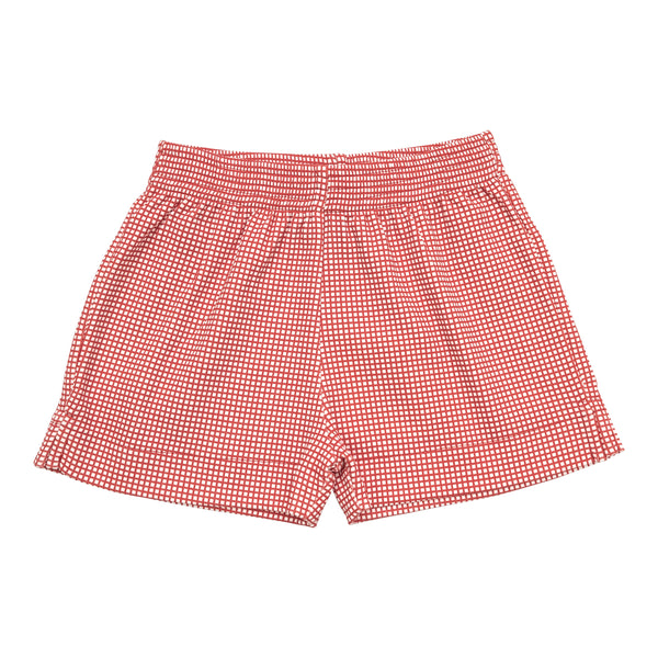 Red Gingham Shorts