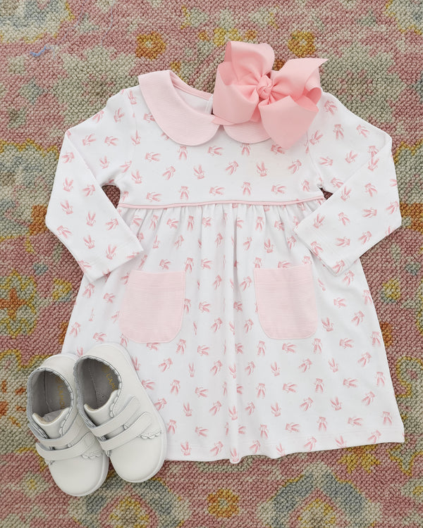 Ballet Shoes Print Dress
