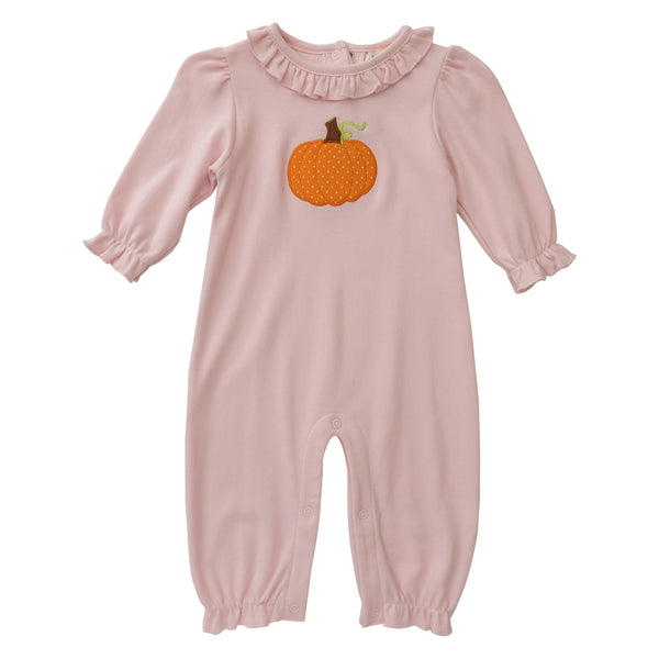 Pumpkin Ruffle Romper
