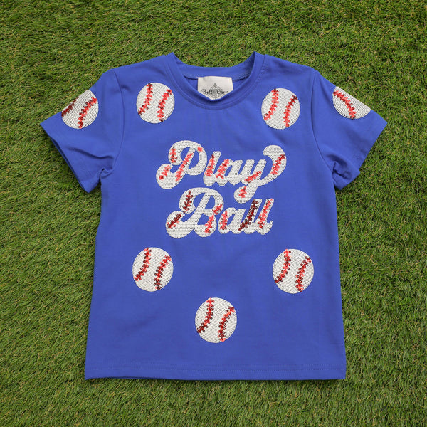 Royal Blue Play Ball Shirt