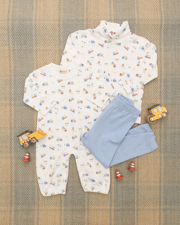 Under Construction Print Romper