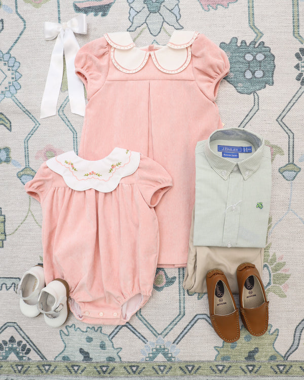 Flower Cord Scallop Bubble- Pink