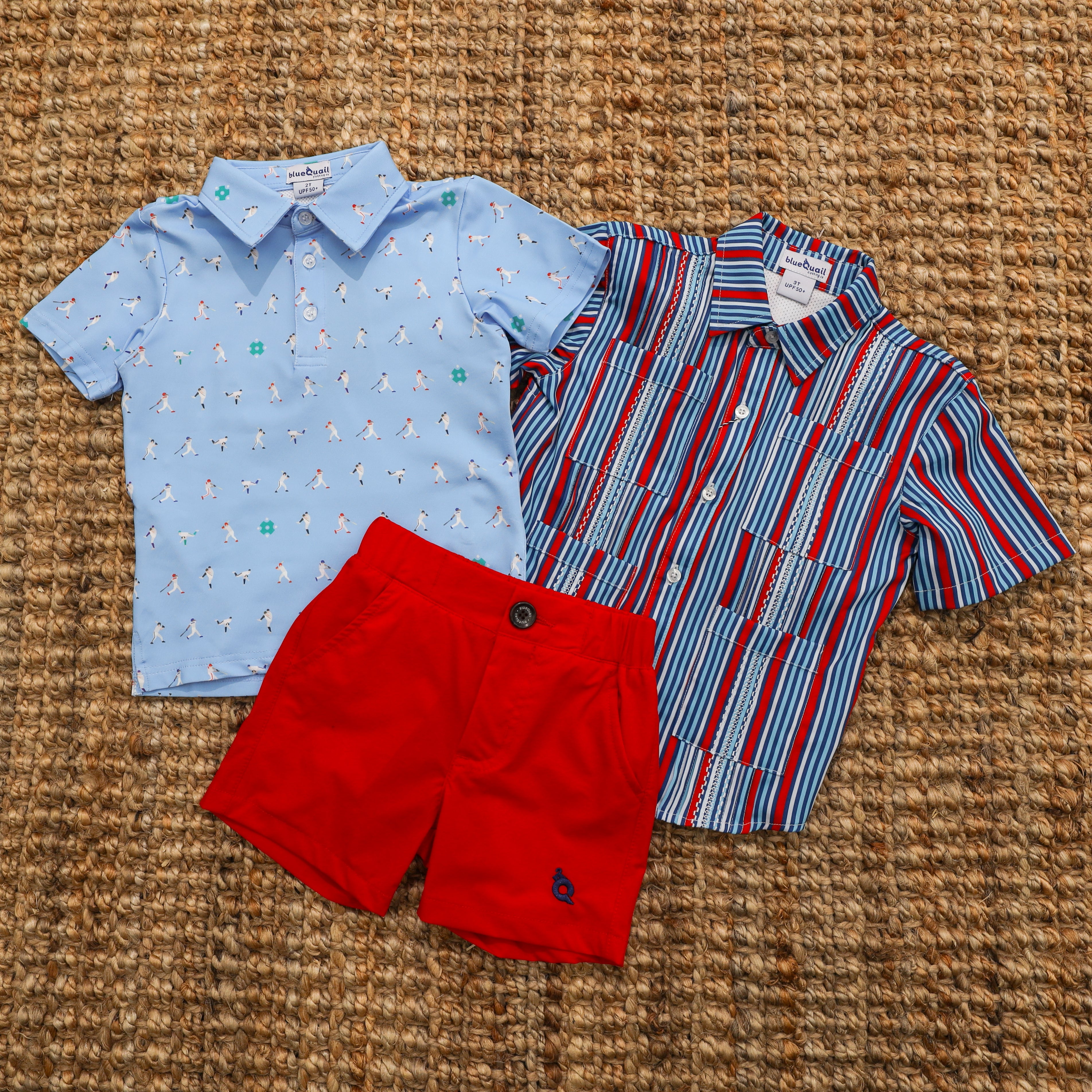 Red Shorts Smock Candy