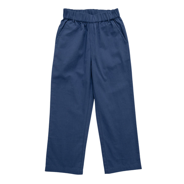 Elastic Pants- Navy