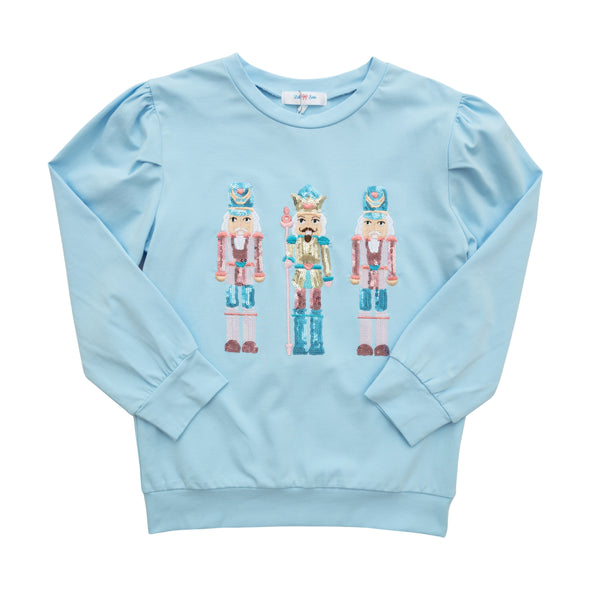 Sequin Nutcracker LS Shirt