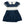 Navy Velvet Scarlet Dress W/ Lace