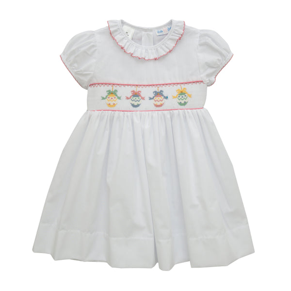 Ornament Smocked Rose Dress