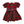Red Plaid Mila Scalloped Dress