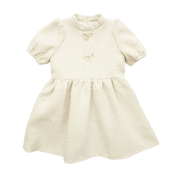 Ivory Tweed Catherine Dress