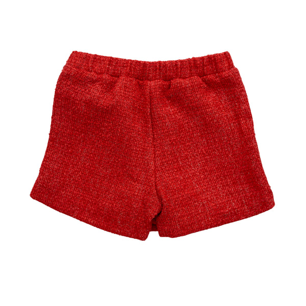 Red Tweed Stella Skort