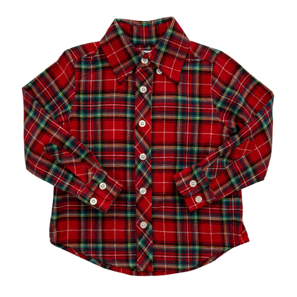 Red Plaid Michael Button Down Shirt