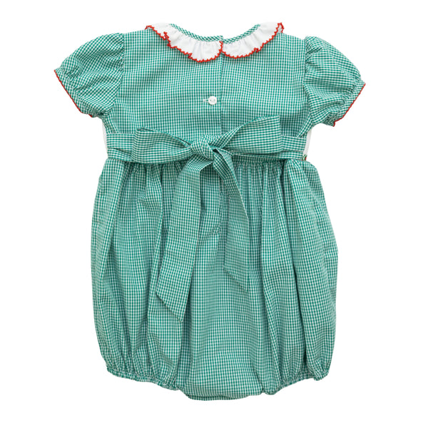 Santa Smocked Roise Bubble