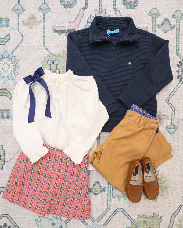 Tory Top- Snow Pointelle