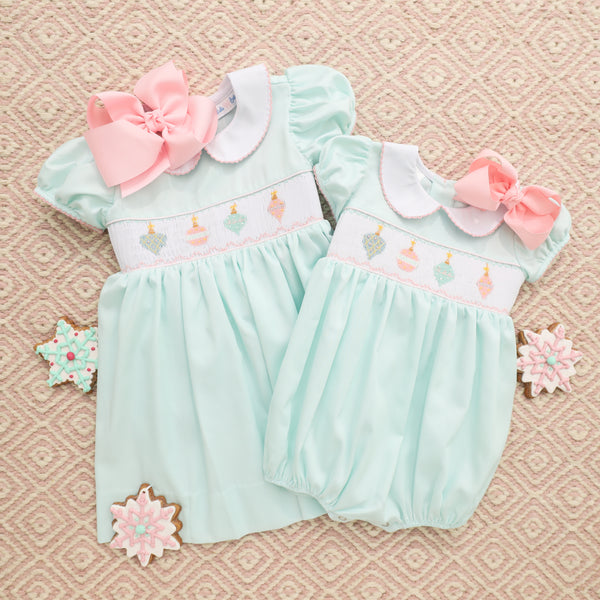 Ornaments Smocked Dress