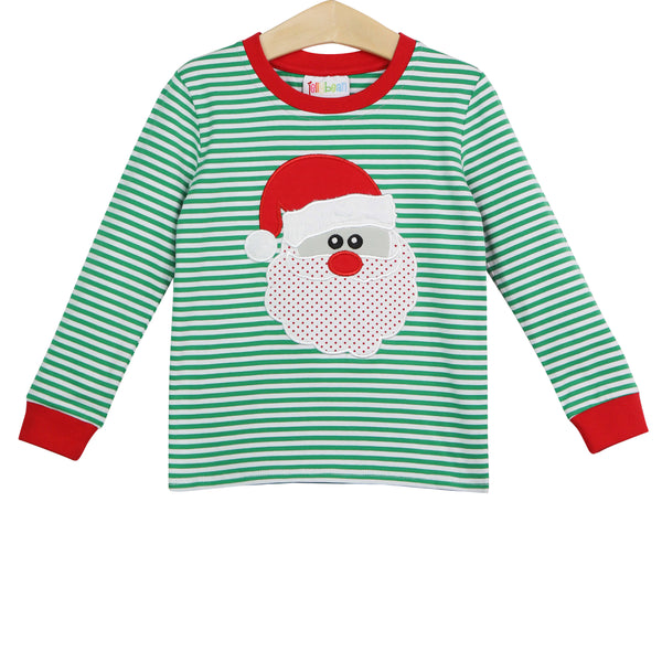 Santa Face Applique Shirt