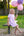 Sarah Dress Light Pink Stripe