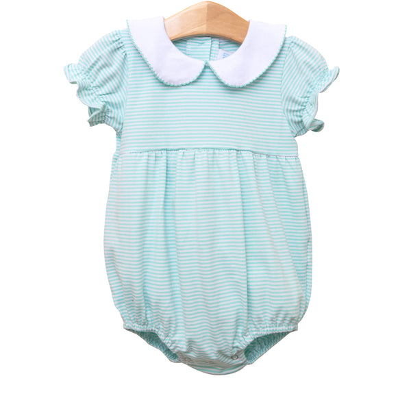 Charlotte Bubble- Mint Stripe