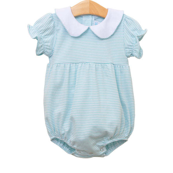 Charlotte Bubble- Aqua Stripe