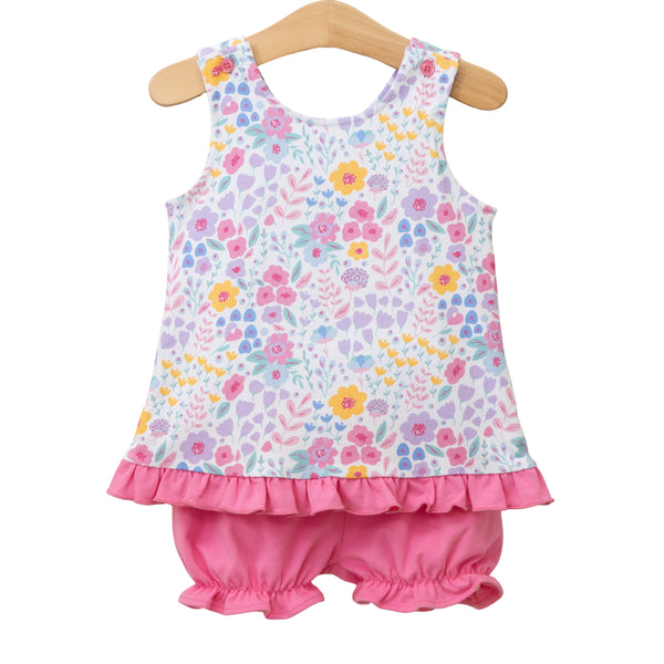 Poppies and Petals Swing Back Bloomer Set