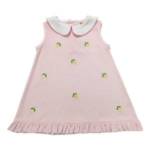 Mini Embroidery Lemon Dress